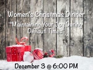 Women's Christmas dinner